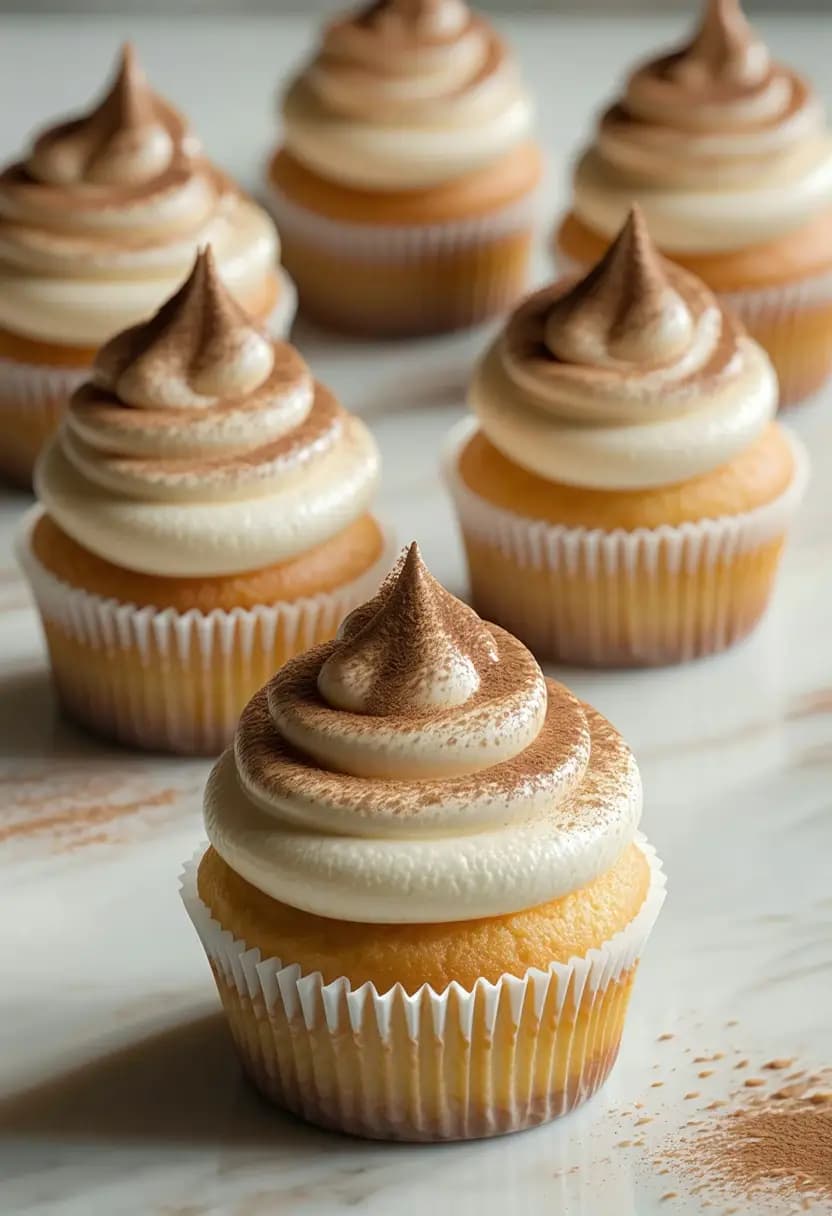 Receita de Cupcakes de Tiramisu