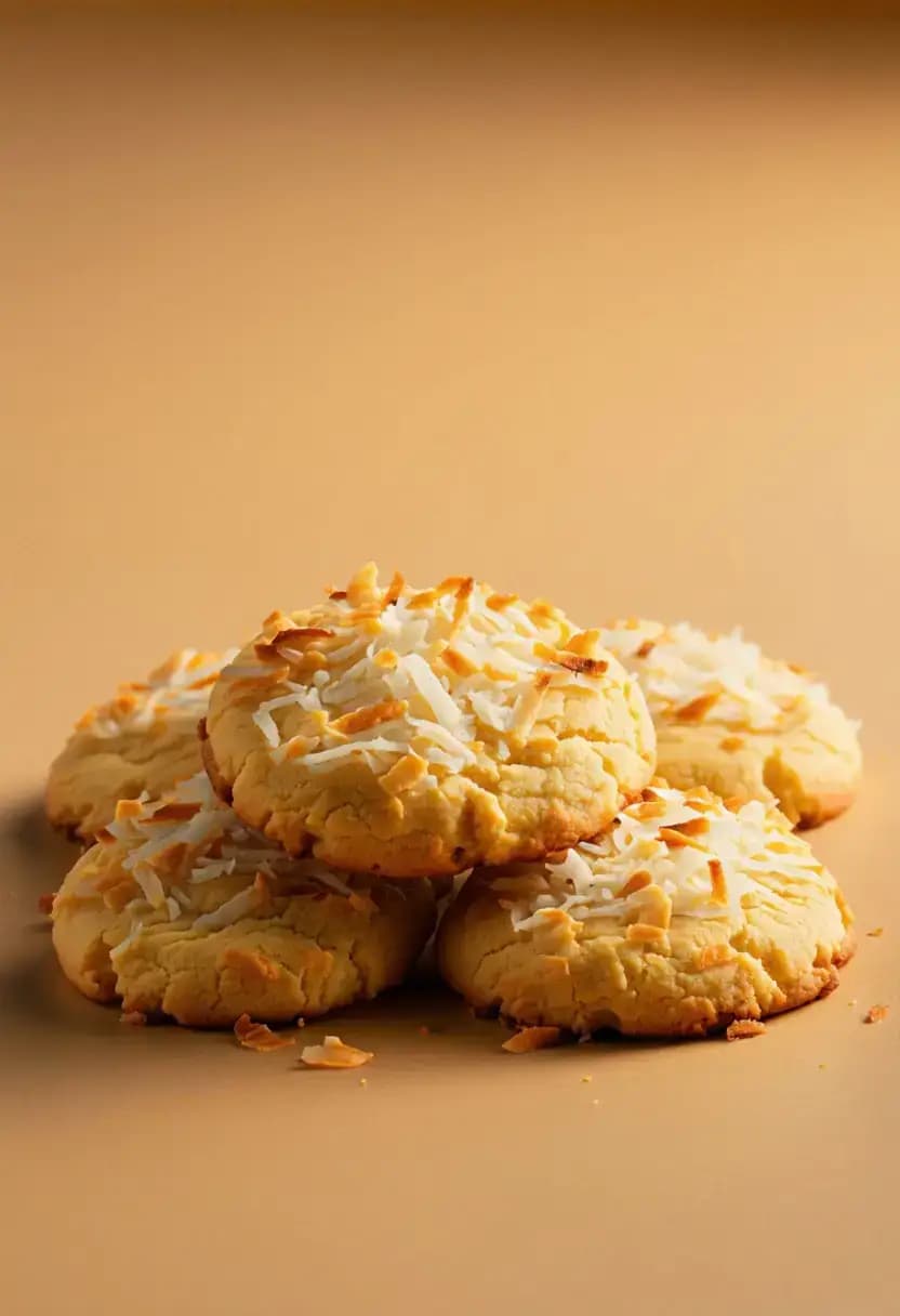 Receita de Biscoitos de Coco Torrado