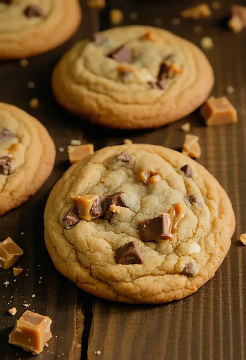 Receita de Biscoitos Crocantes de Toffee