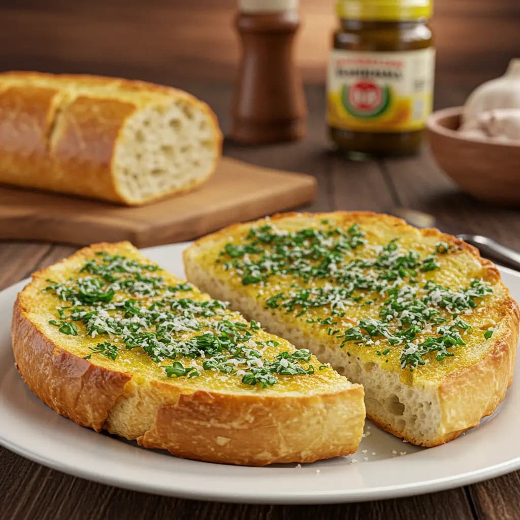 Receita de Torrada de alho