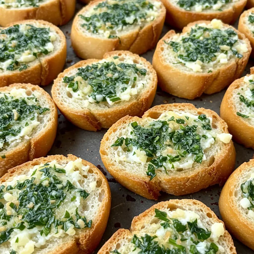 Receita de Torradas ao alho