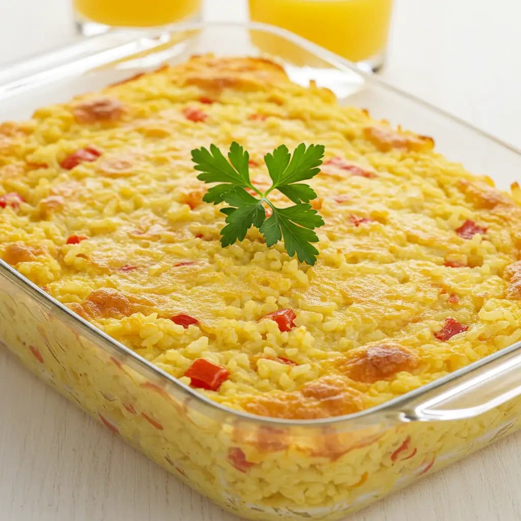 Receita de Torta de Arroz com Atum