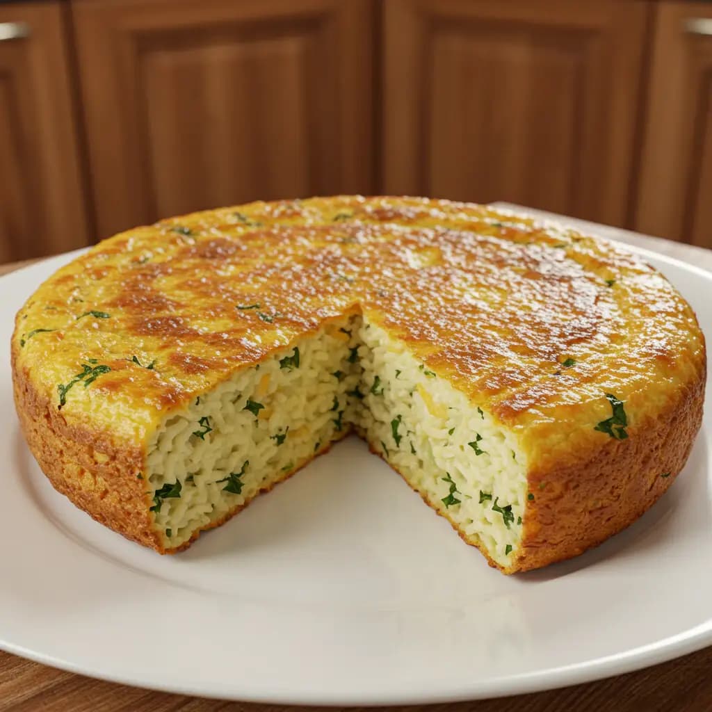 Receita de Torta de arroz