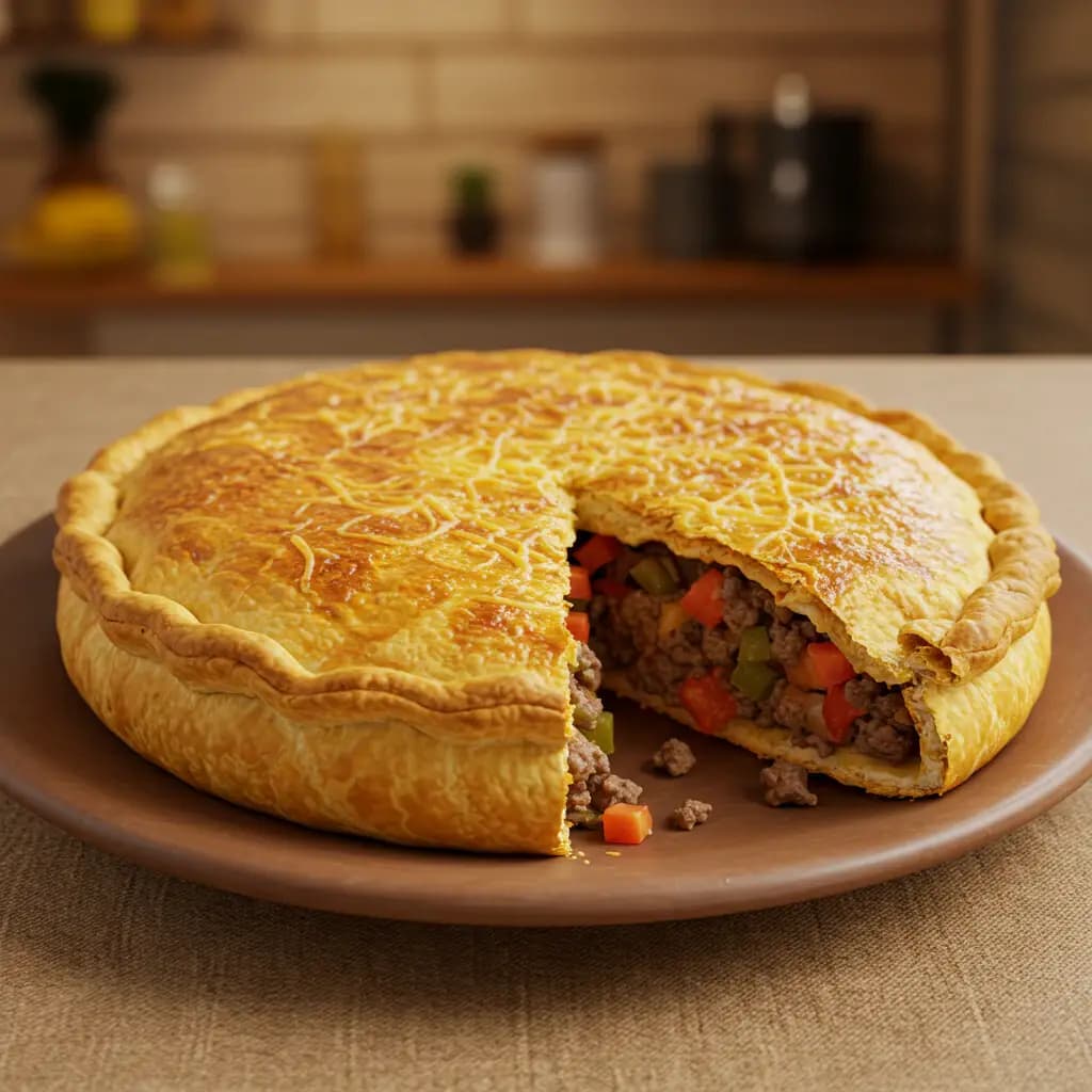 Receita de Torta de carne moida