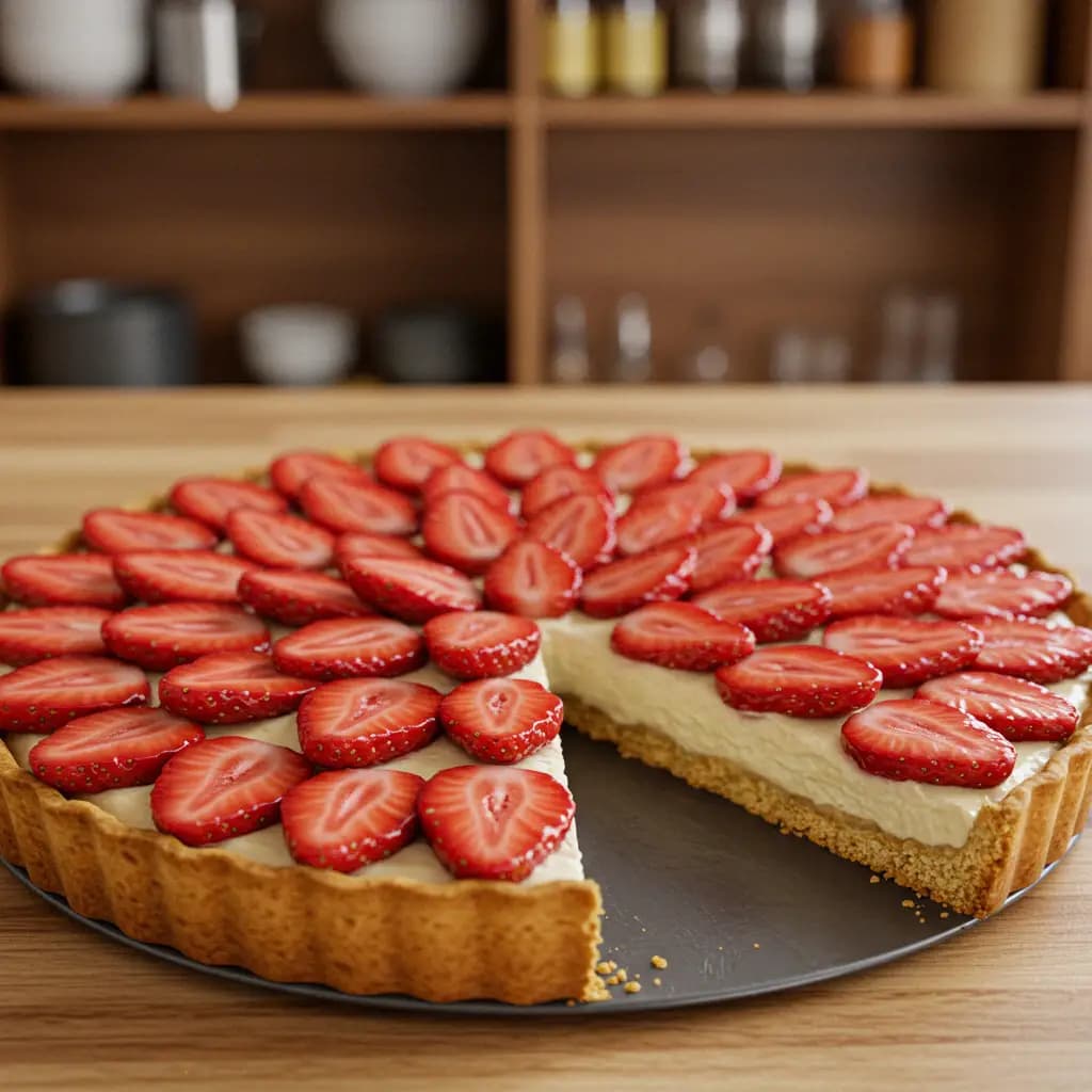 Receita de Torta de morango