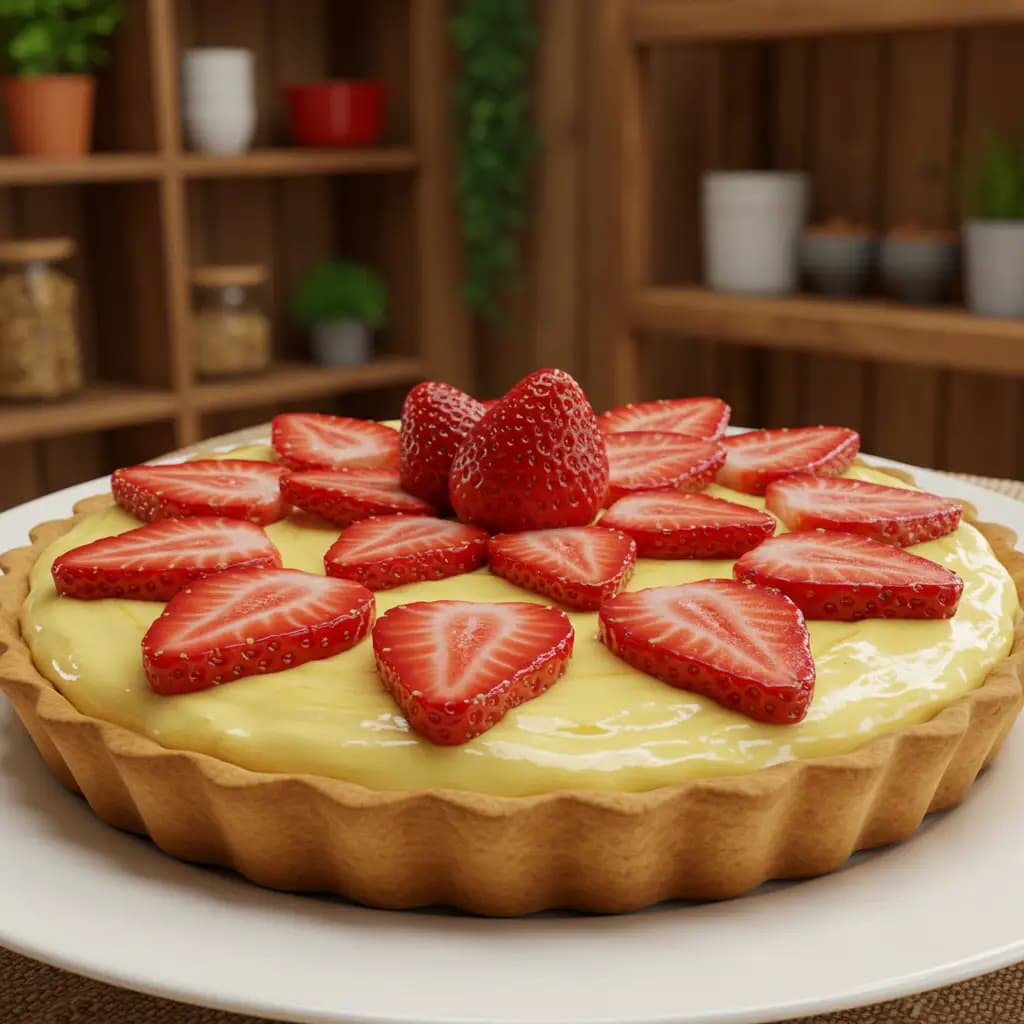 Receita de Torta de morango
