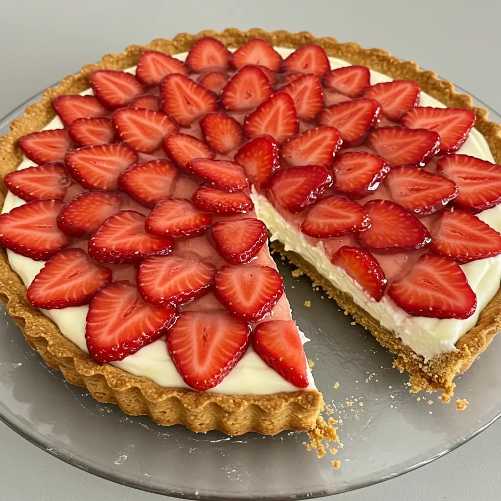 Receita de Torta de morango