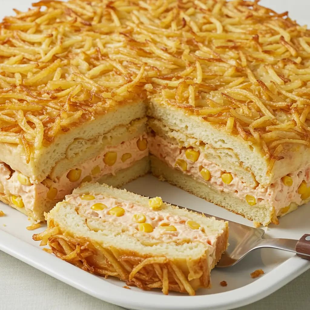 Receita de Torta de Pão com Frango