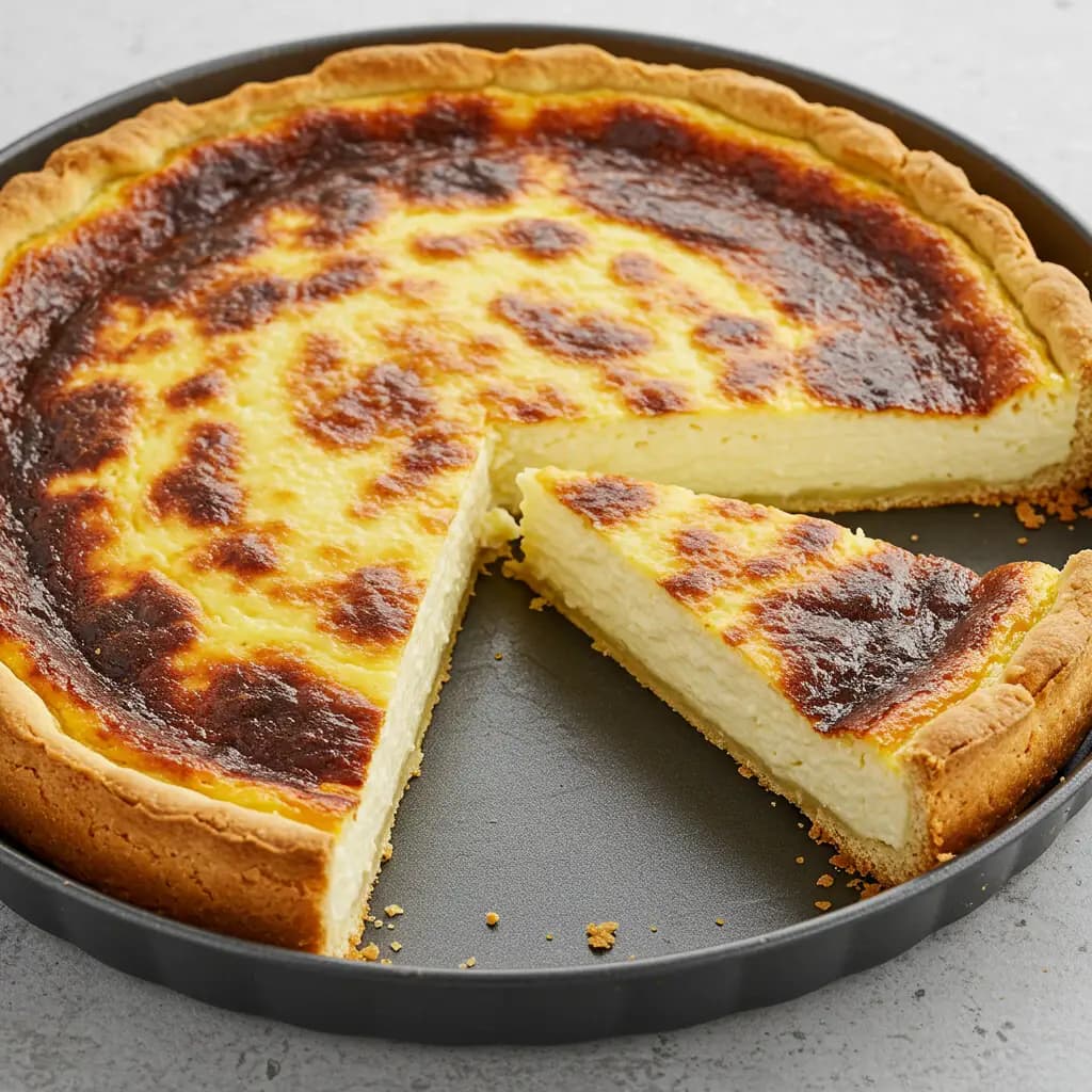 Receita de Torta de queijo minas