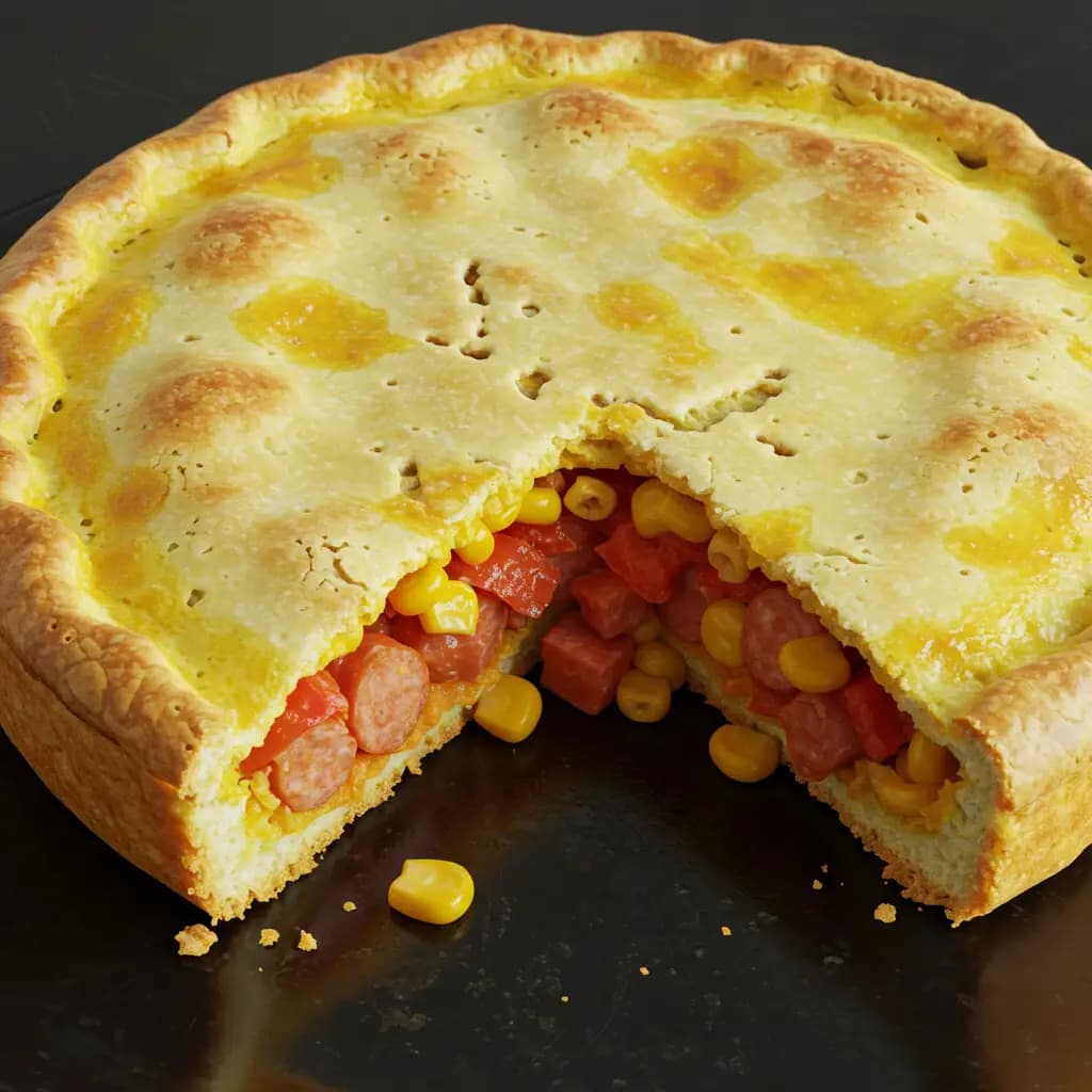 Receita de Torta de Salsicha