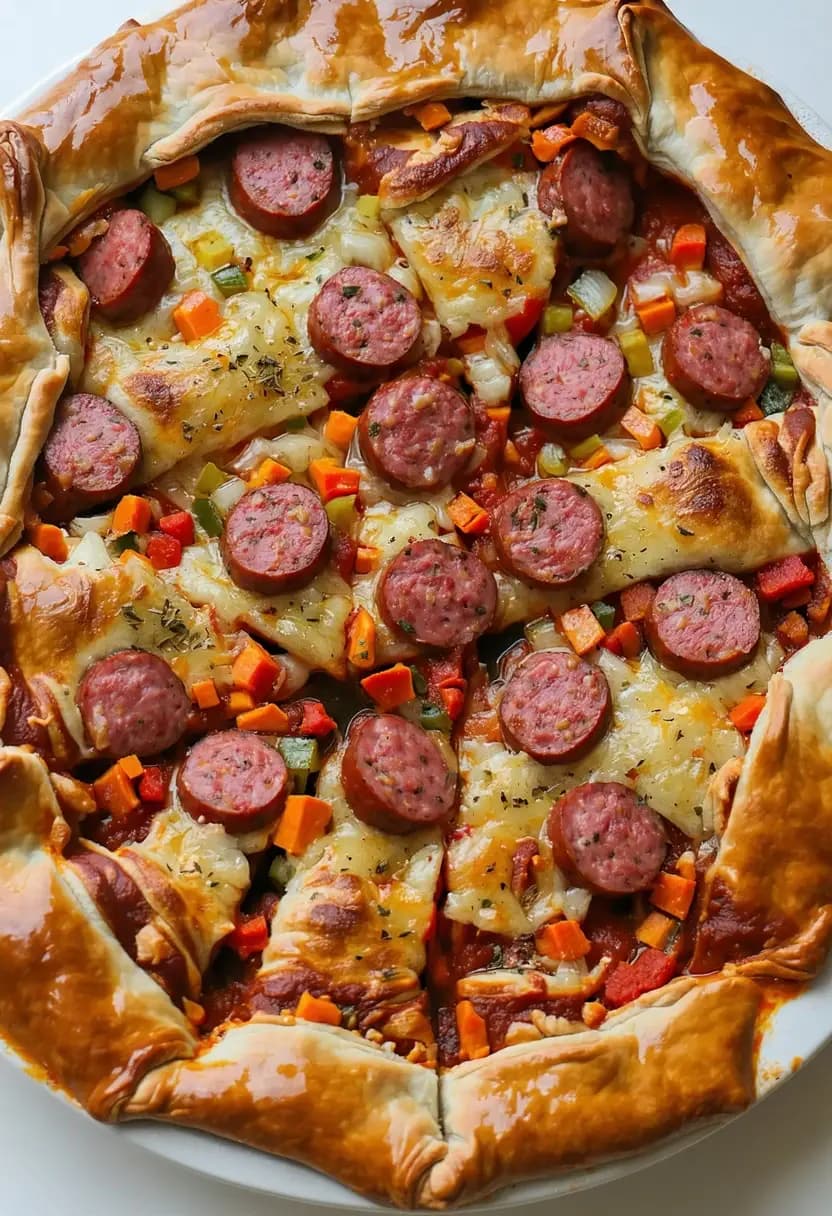 Receita de Torta de Salsicha