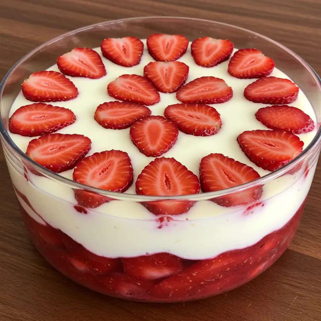 Receita de Torta Gelada de Morango