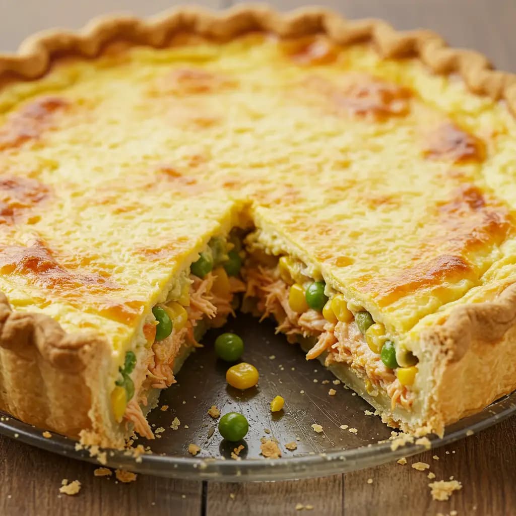 Receita de Torta rápida de frango