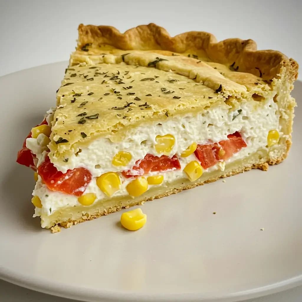 Receita de Torta Salgada de Tomate