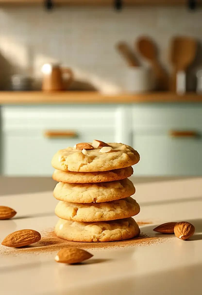 Receita de Biscoitos Tradicionais de Amêndoa