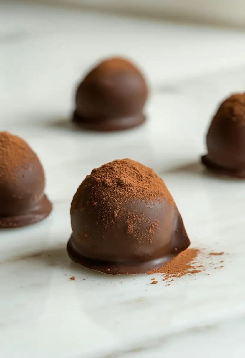 Receita de Trufas de Chocolate Tradicionais