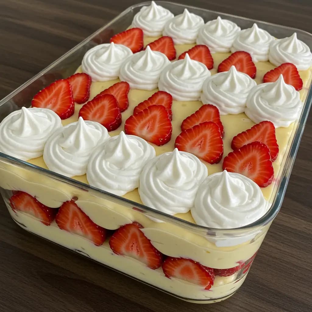 Receita de Trifle de morango