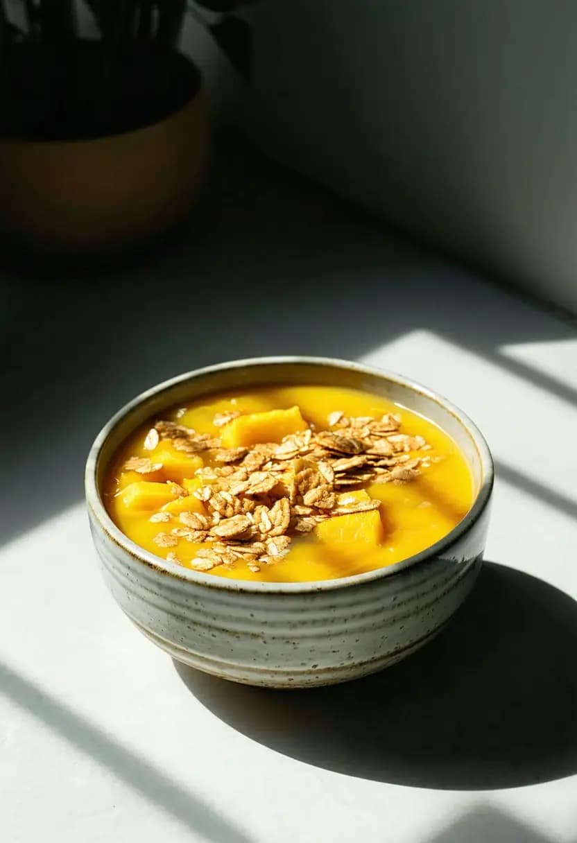 Receita de Tigela de Smoothie Tropical