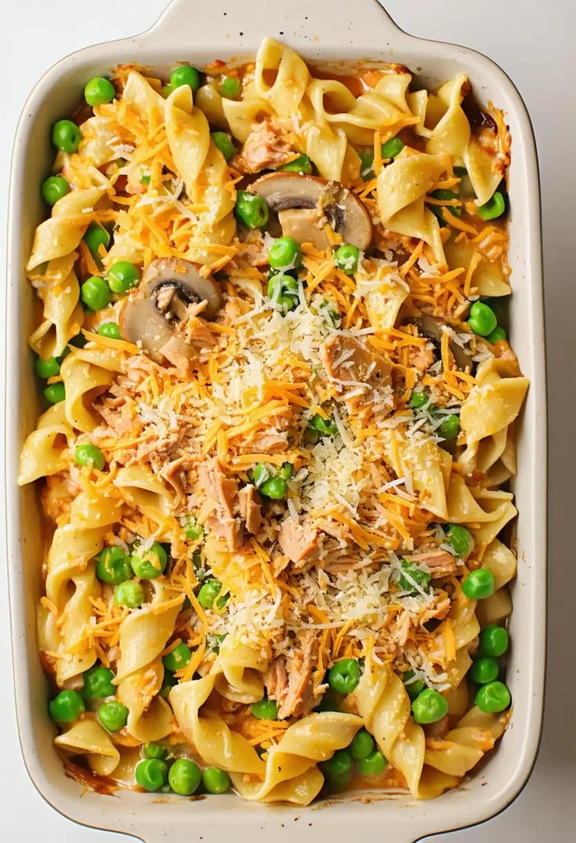 Receita de Casserola de Macarrão com Atum