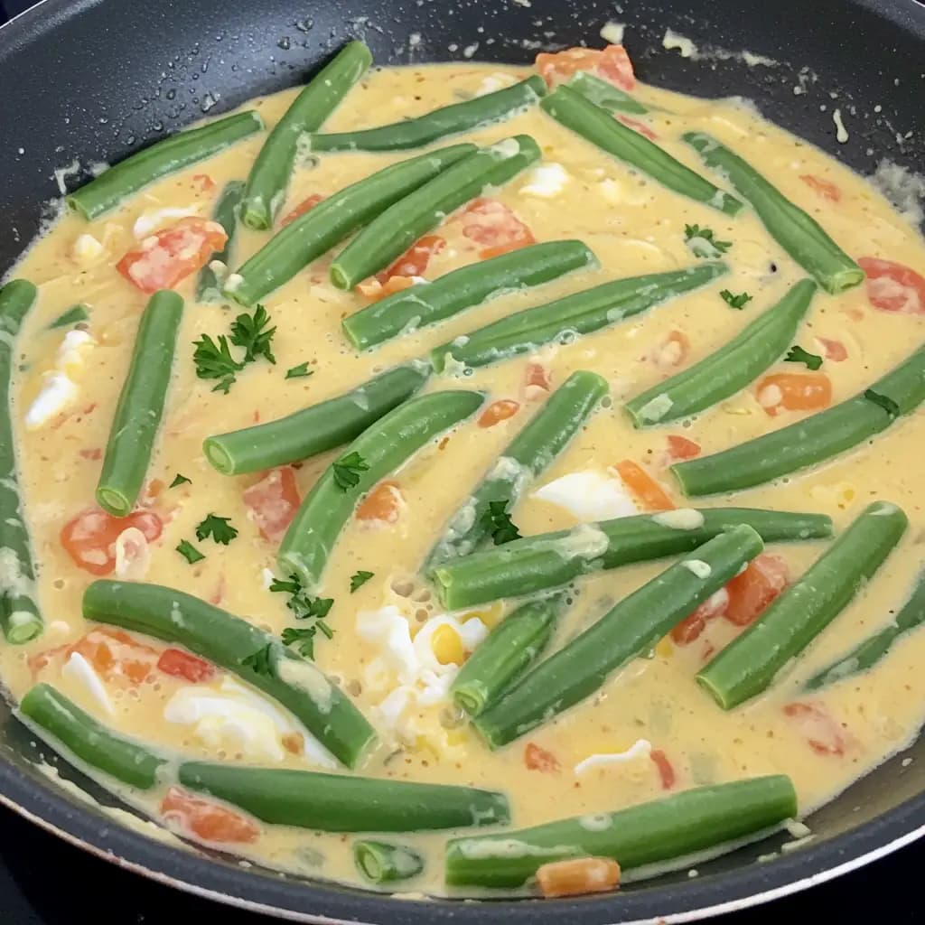 Receita de Vagem Refogada com Ovos