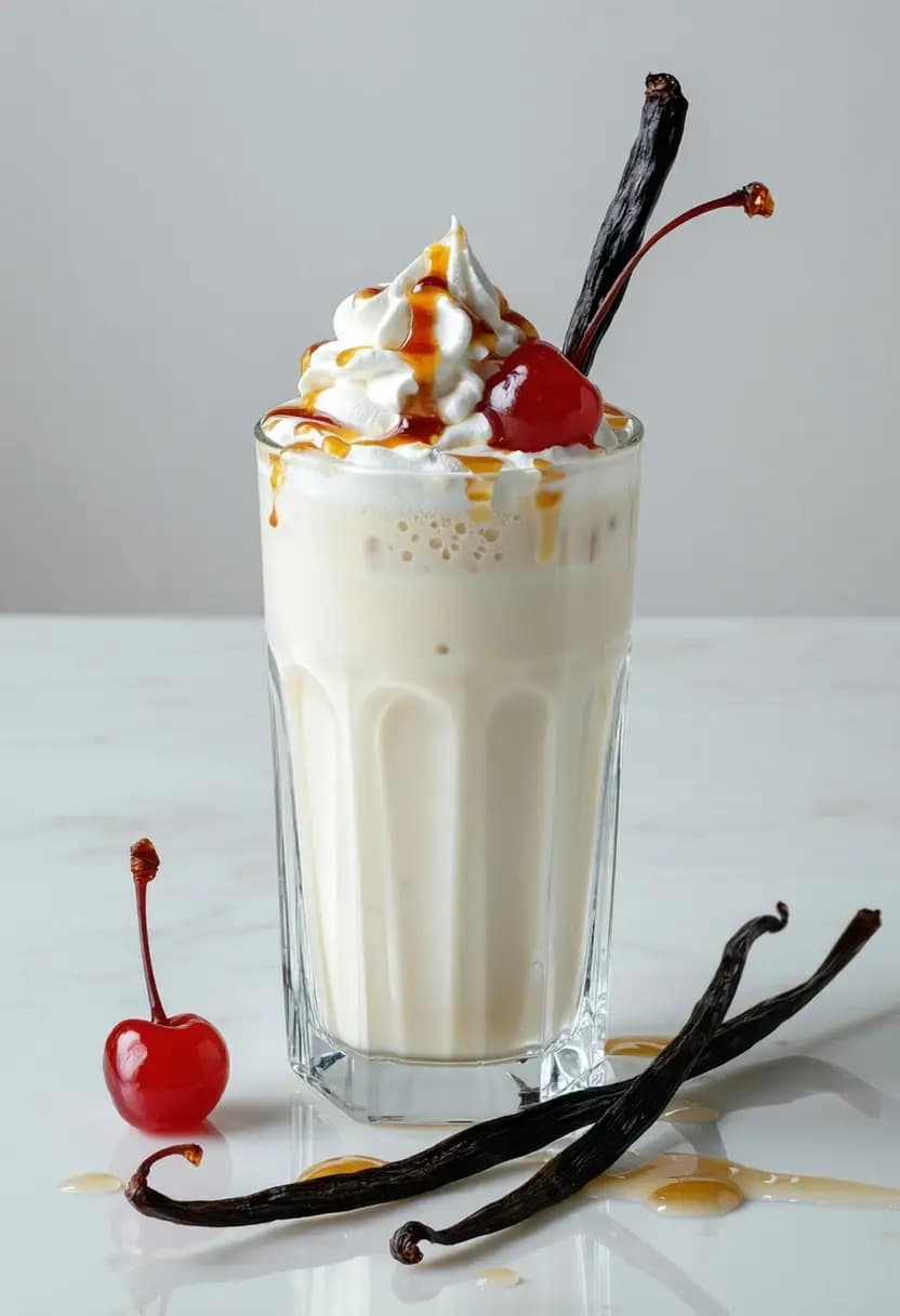 Receita de Milkshake de Baunilha