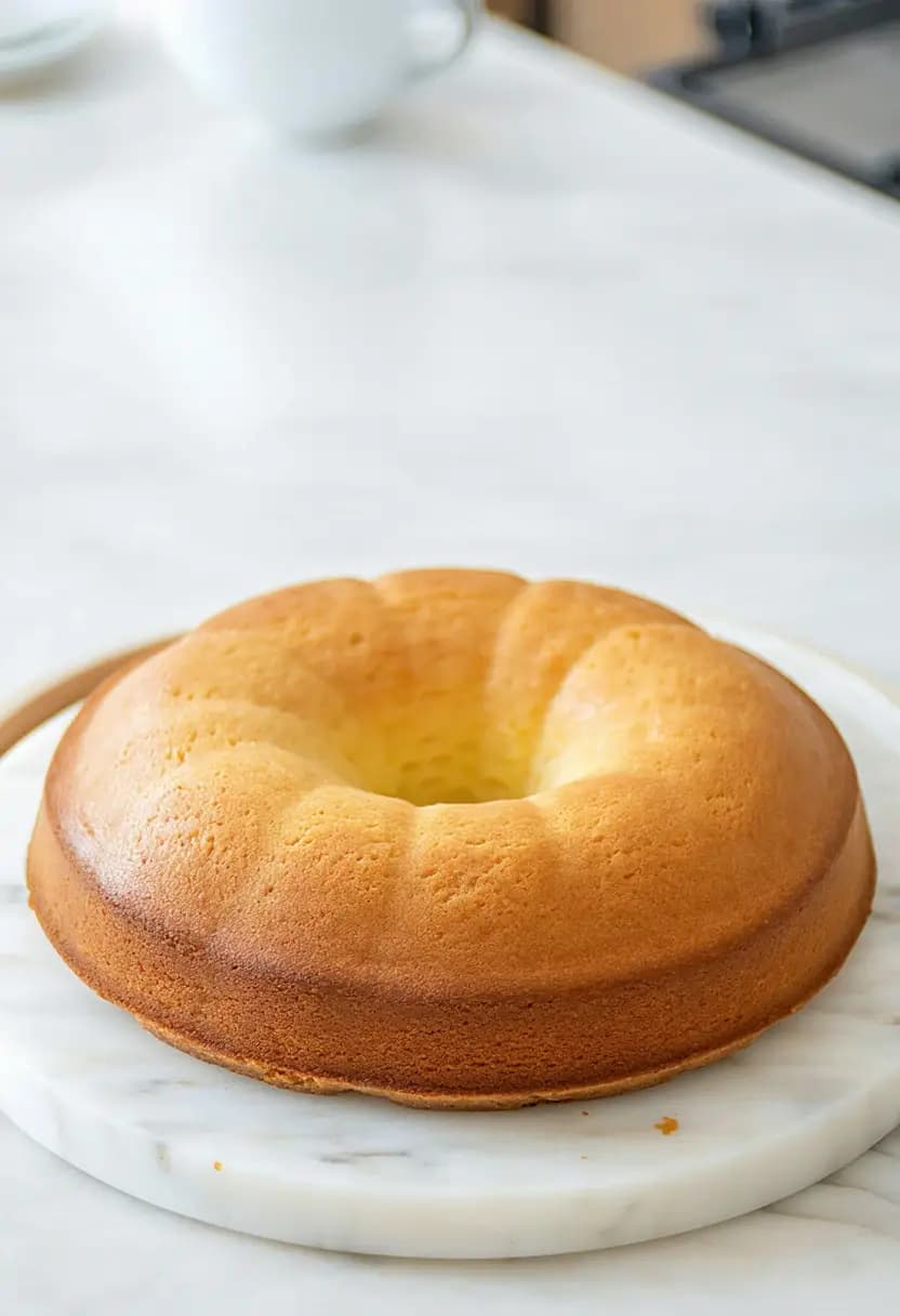 Receita de Bolo Pão de Baunilha