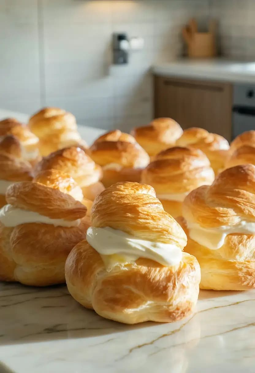 Receita de Profiteroles de Baunilha