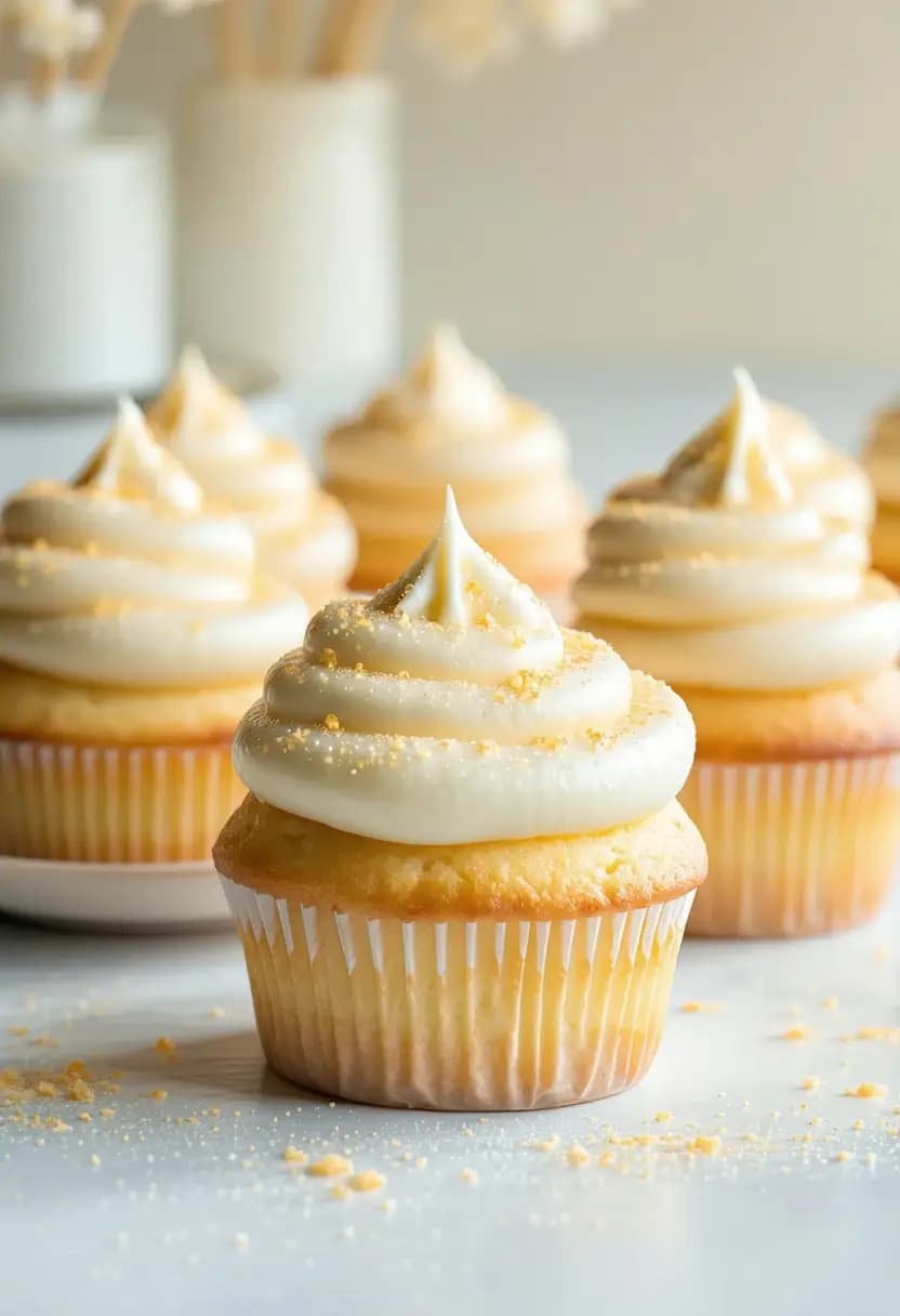 Receita de Cupcakes de Baunilha