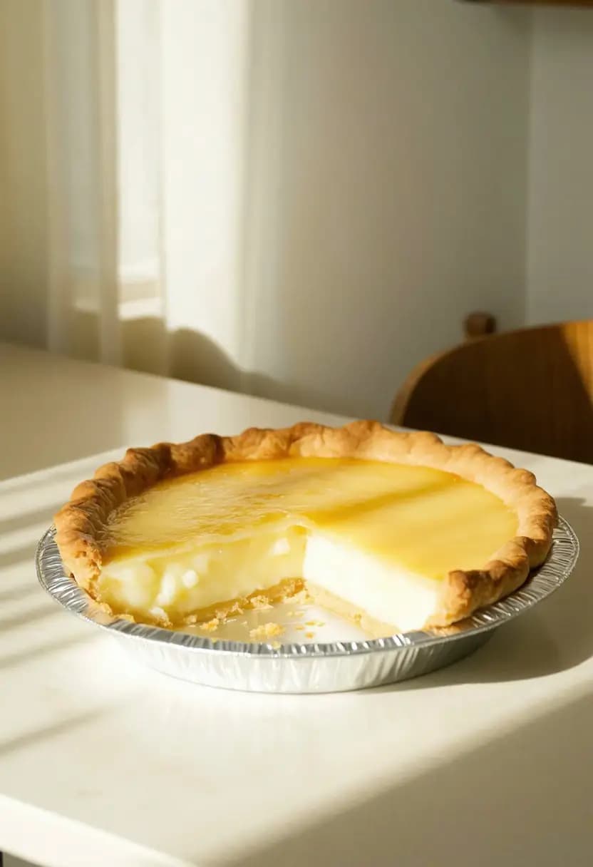 Receita de Torta de Creme de Baunilha