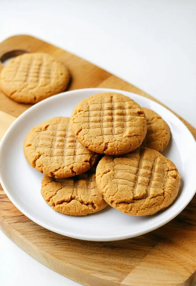 Receita de Biscoitos Veganos de Manteiga de Amendoim