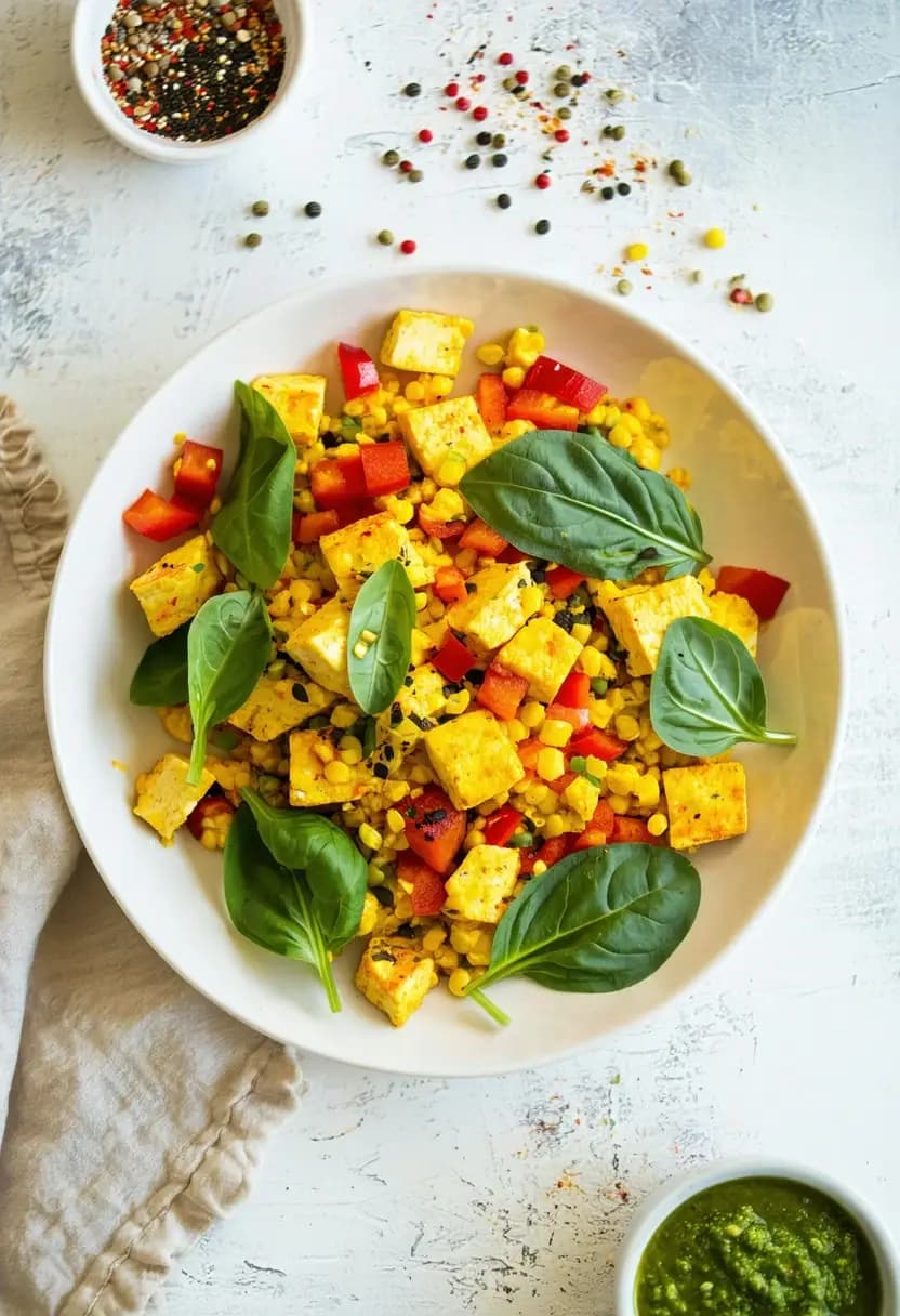Receita de Tofu Vegano Mexido