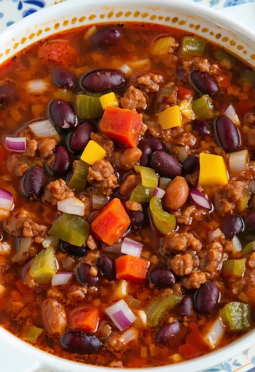 Receita de Chili Vegetariano de Feijão Preto