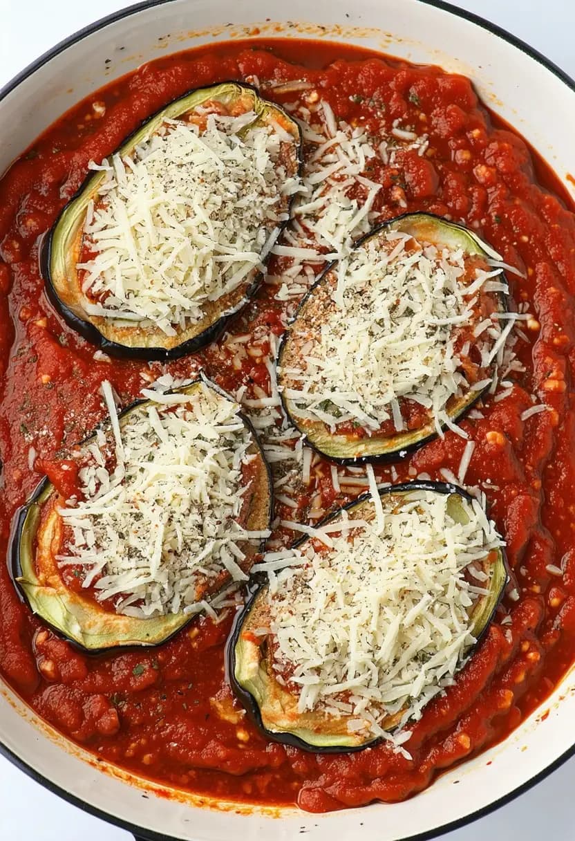 Receita de Parmesão de Berinjela Vegetariano