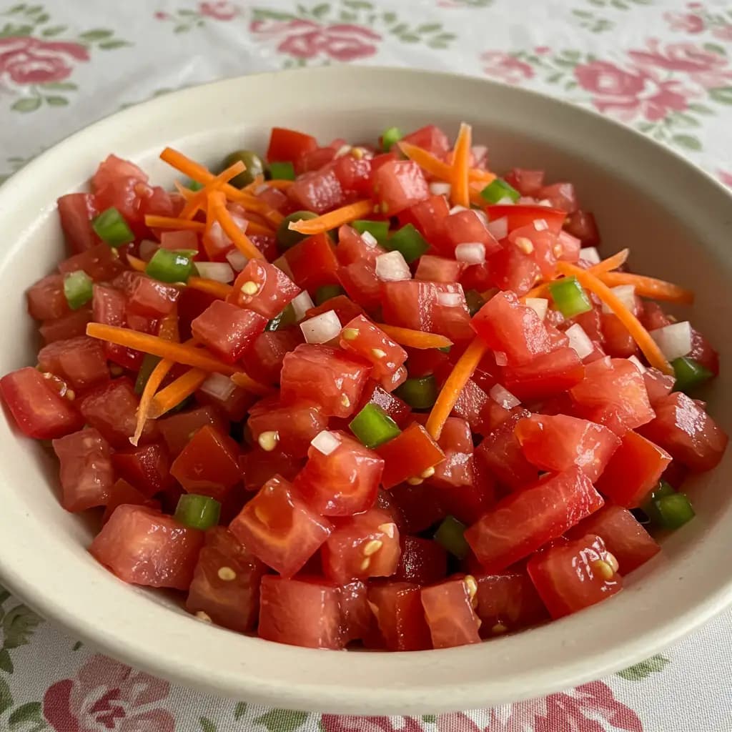 Receita de Vinagrete Tradicional