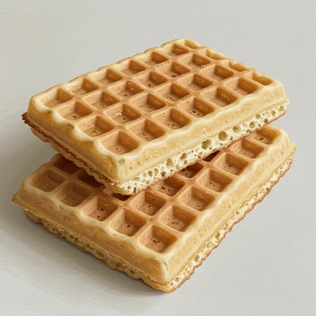 Receita de Waffles de Arroz