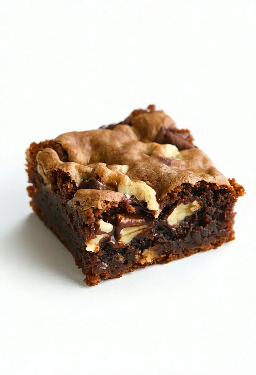 Receita de Brownies de Nozes