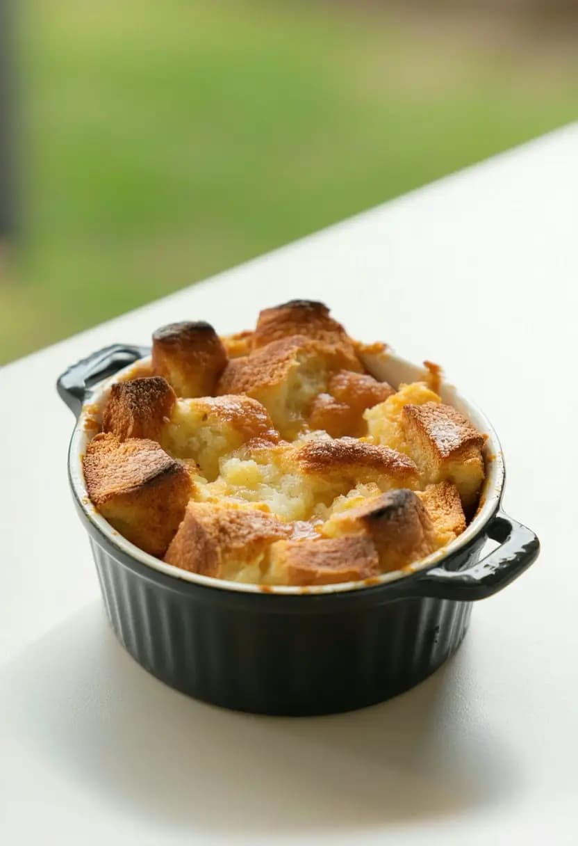 Receita de Pudim de Pão Quente