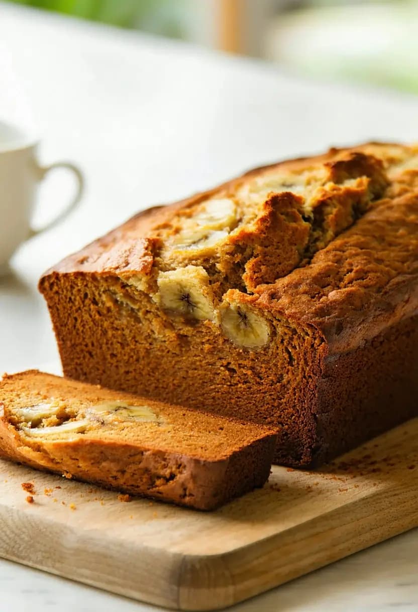 Receita de Pão de Banana Integral