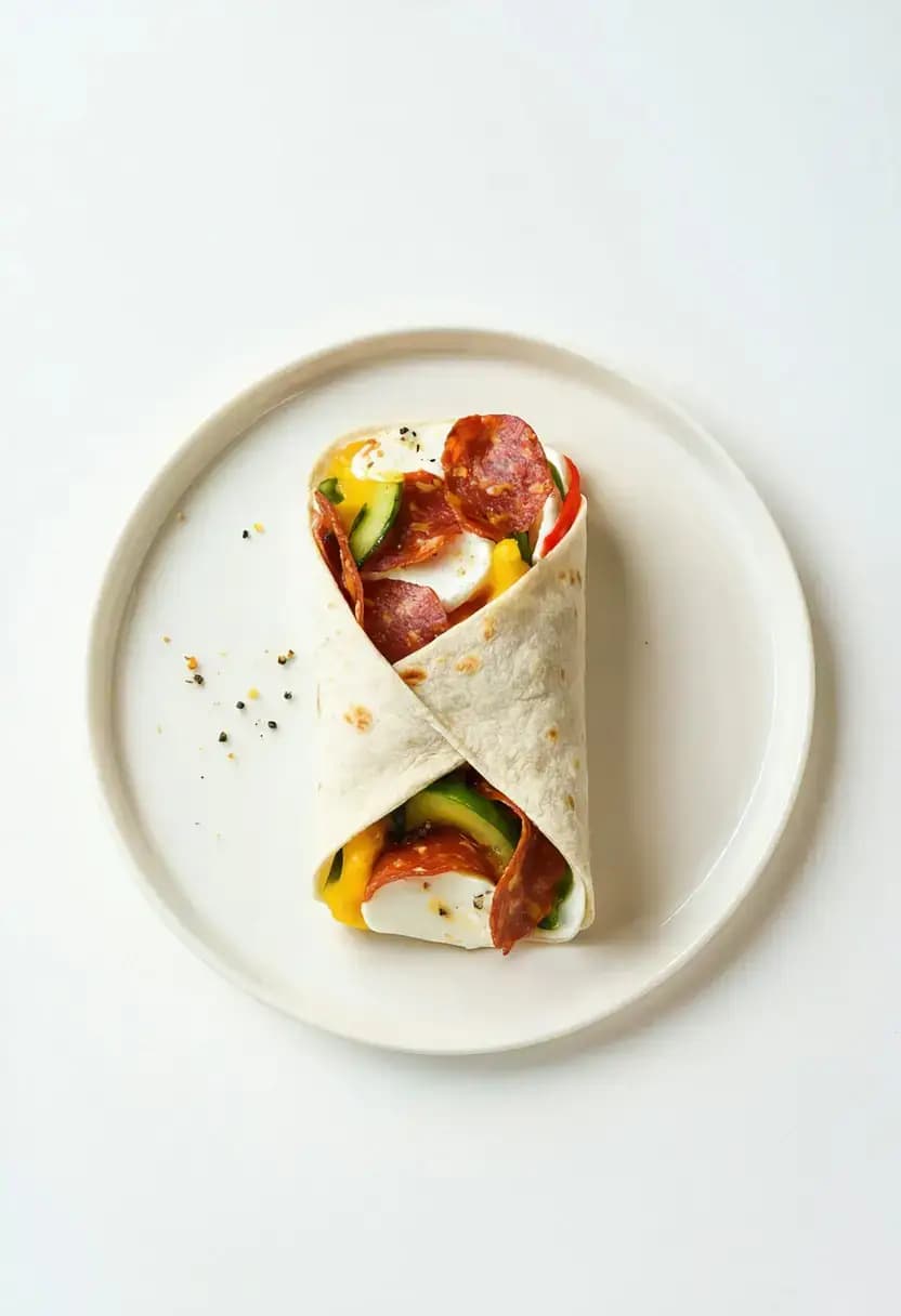 Receita de Wrap de Pizza Sem Glúten