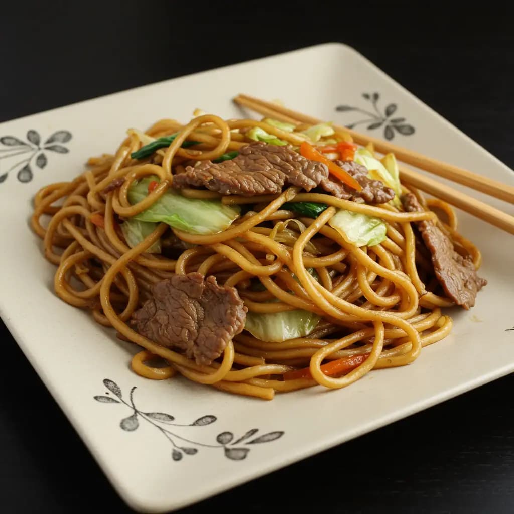 Receita de Yakisoba Completo