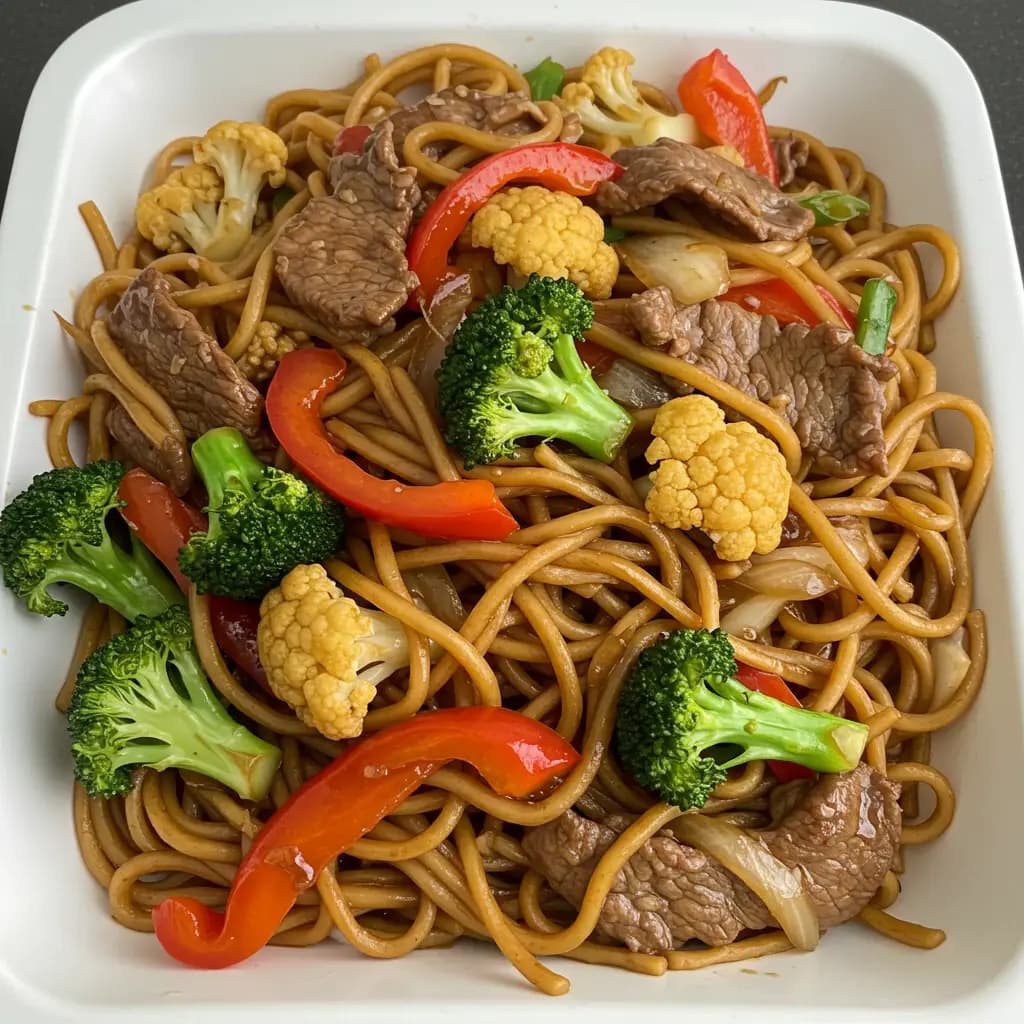 Receita de Yakisoba de Carne