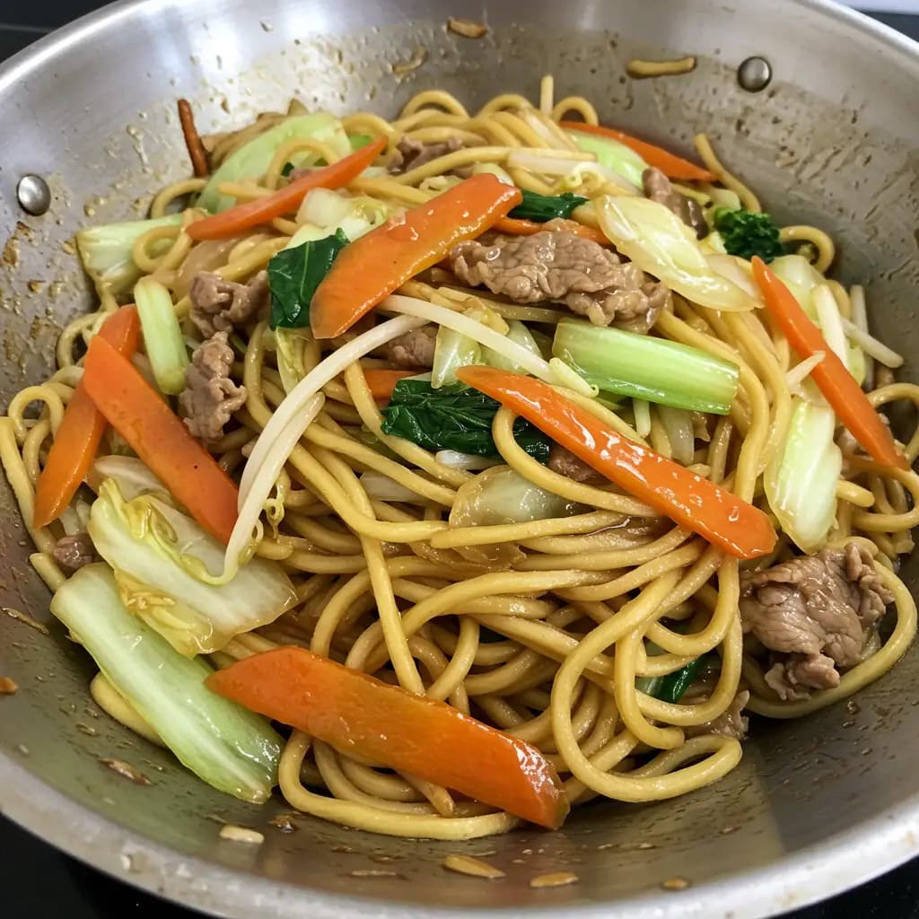 Receita de Yakissoba de Carne