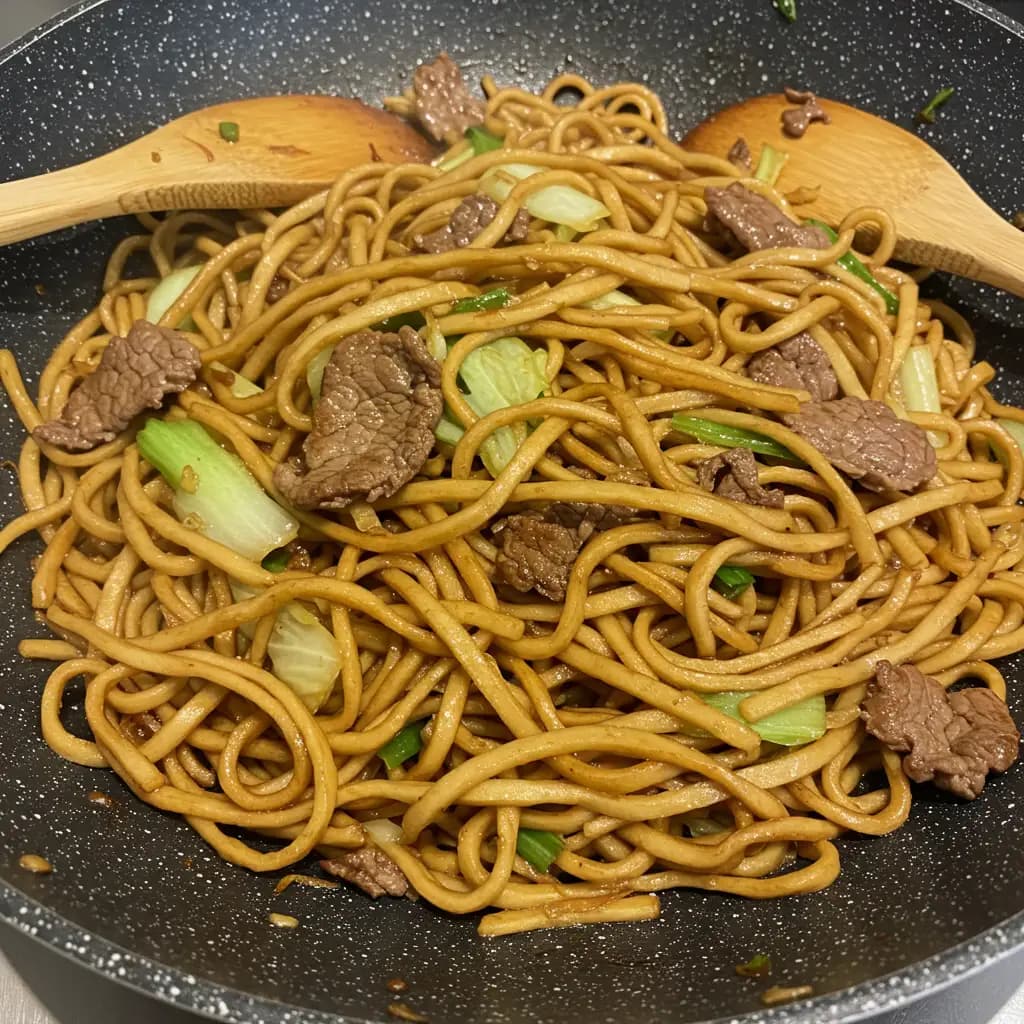 Receita de Yakissoba de Carne