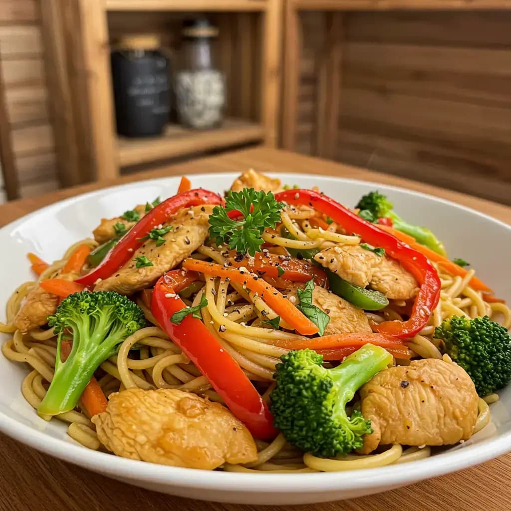 Receita de Yakissoba de frango