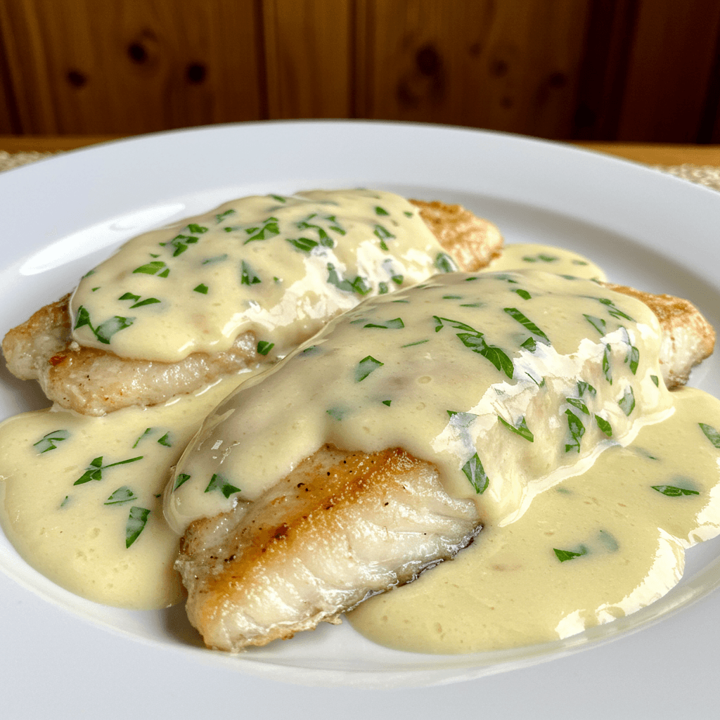 Receita de Filé de Peixe ao Molho Branco