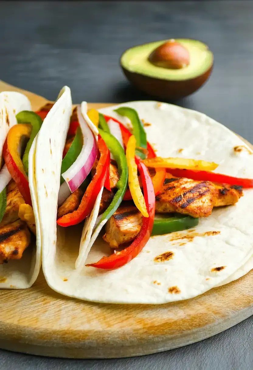 Fajitas de Frango com 5 Ingredientes