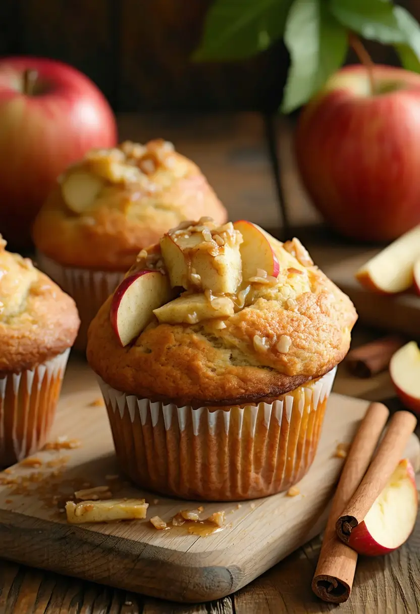 Muffins de Maçã e Canela