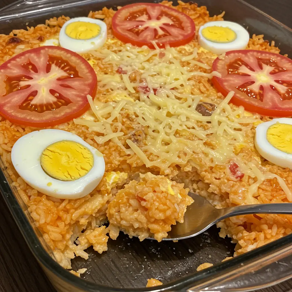 Arroz à Parmegiana