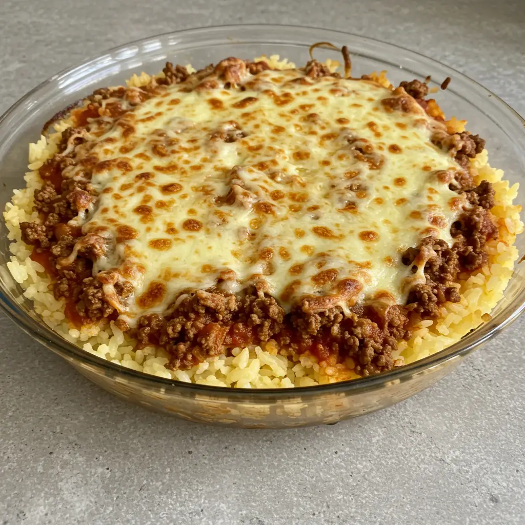 Arroz à Parmegiana