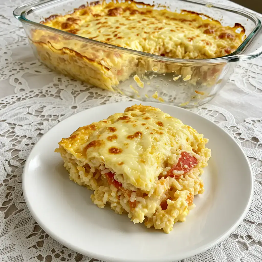 Arroz Cremoso ao Forno